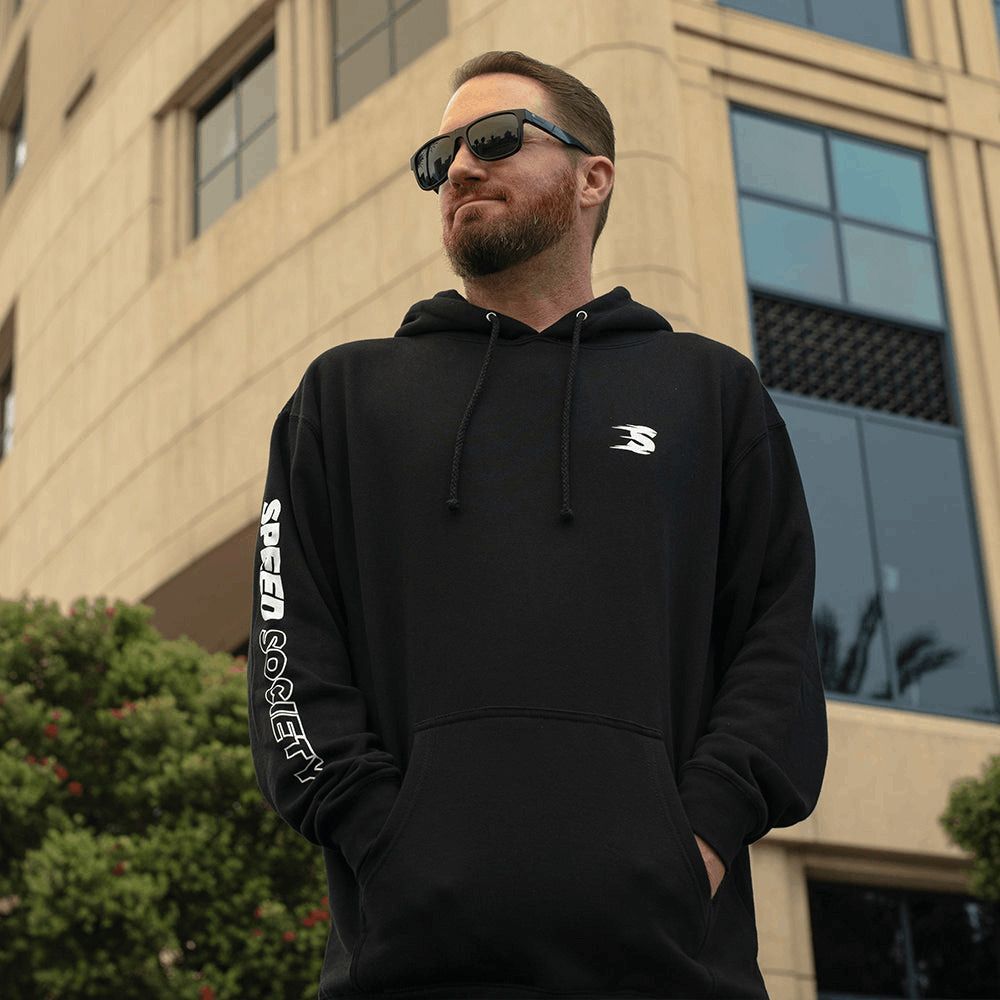 SPEEDLINE PULLOVER Black Hoodie XL